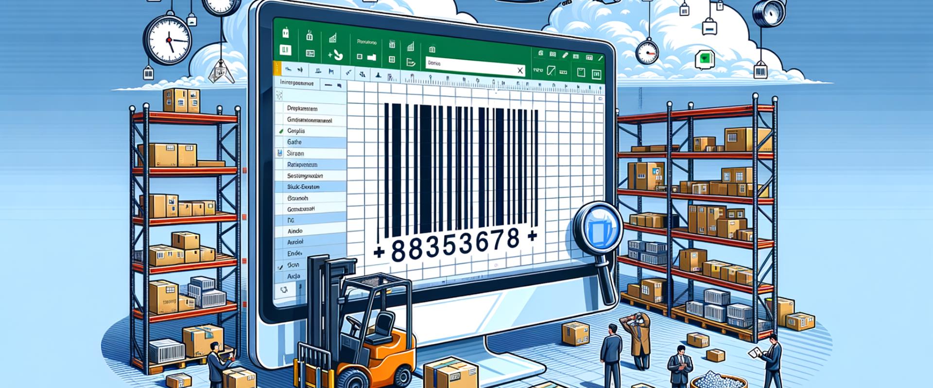 Lagerverwaltung in Excel mit Barcode